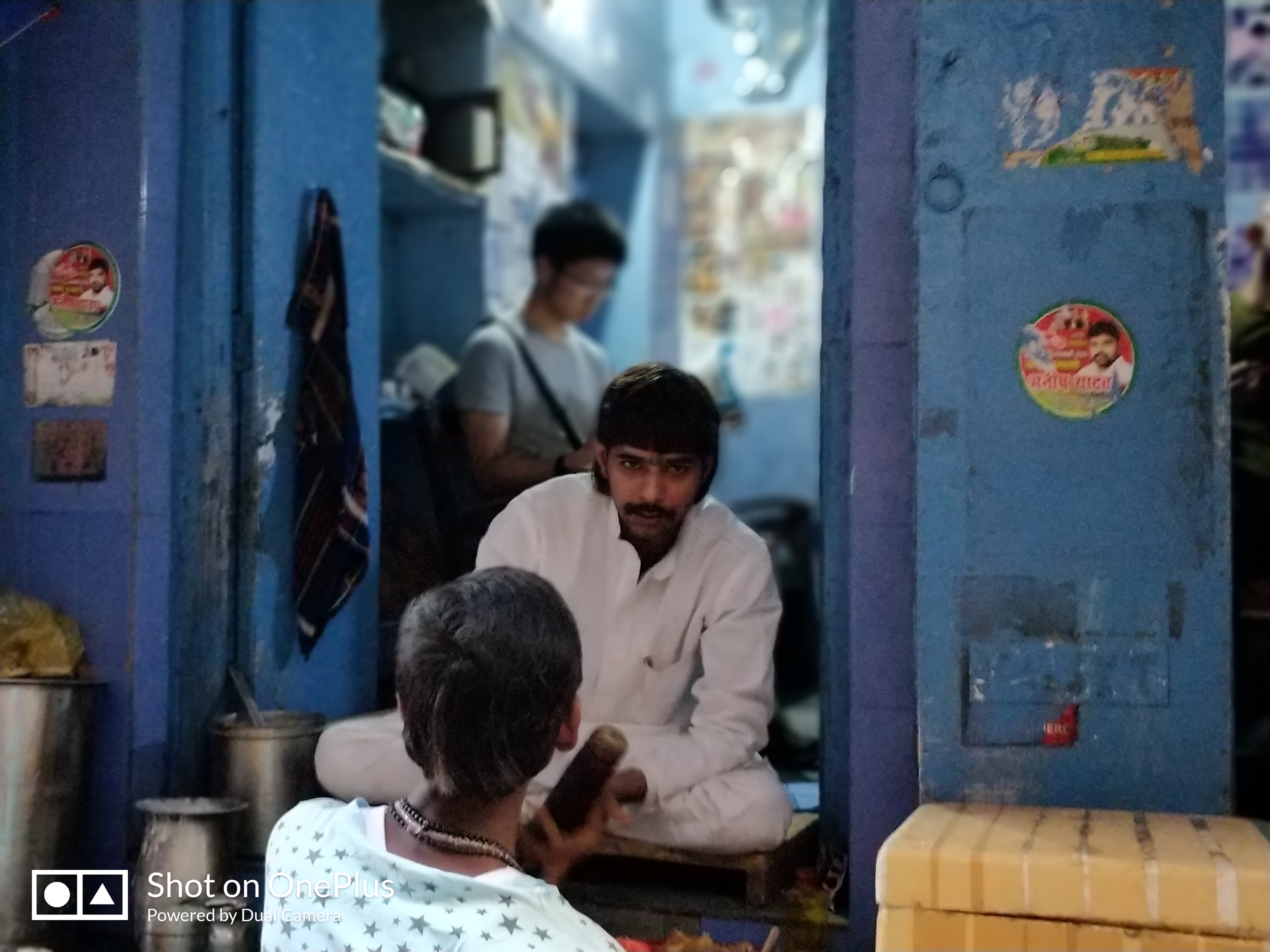 Blue Lassi Shop in Varanasi